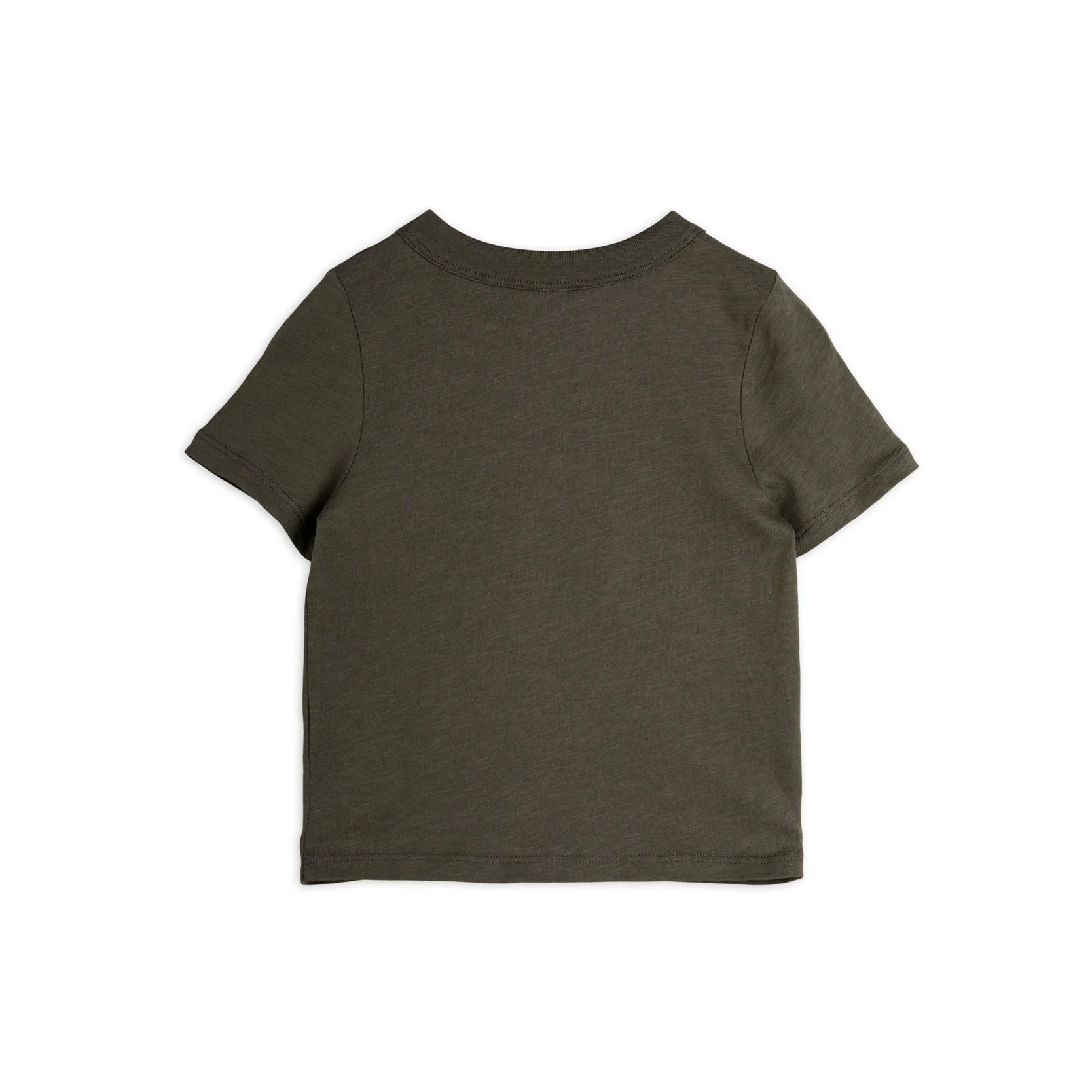 Mini Rodini Faded Black Seagull Embroidered Tee - Image 2