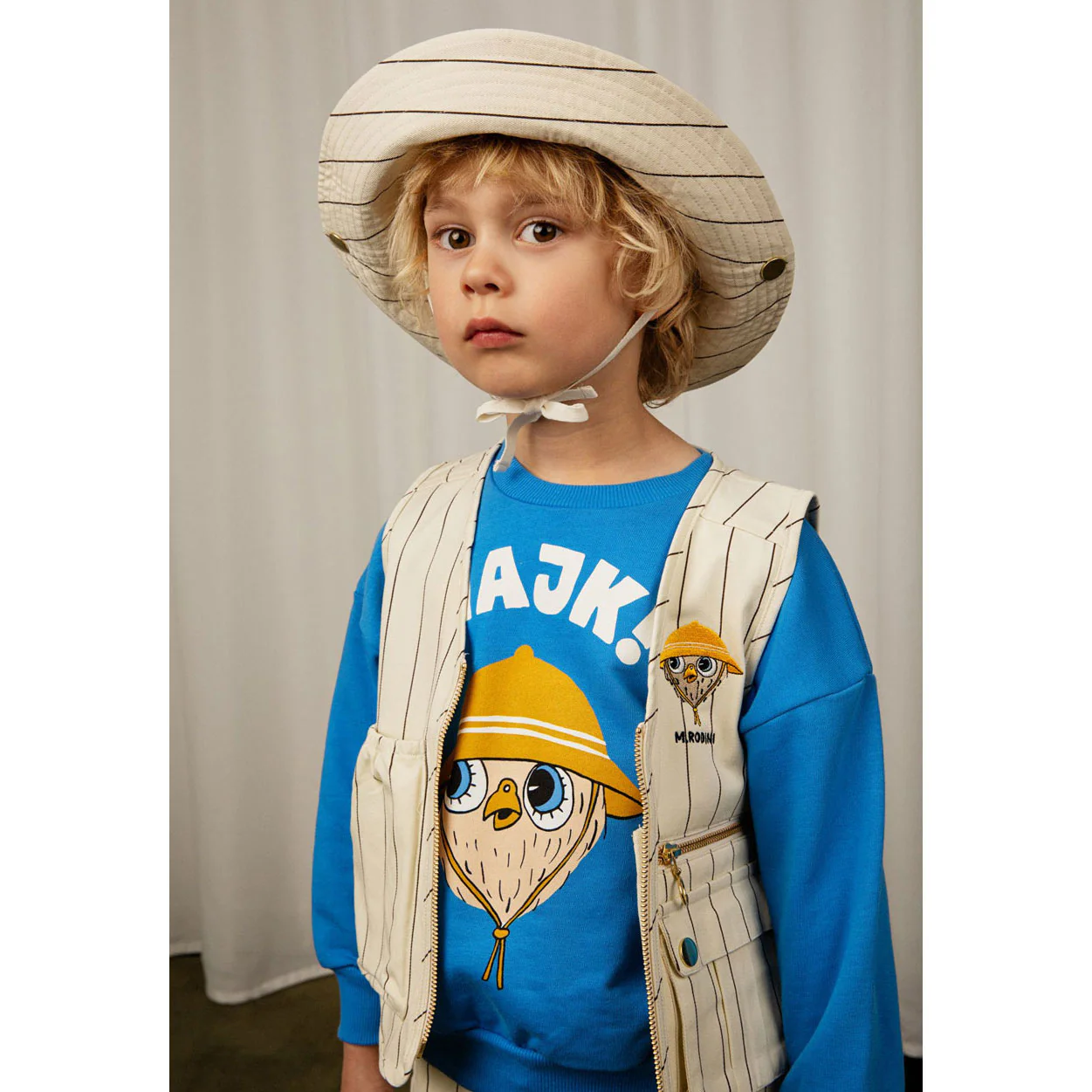 Mini Rodini Blue Hike Sweatshirt - Image 2