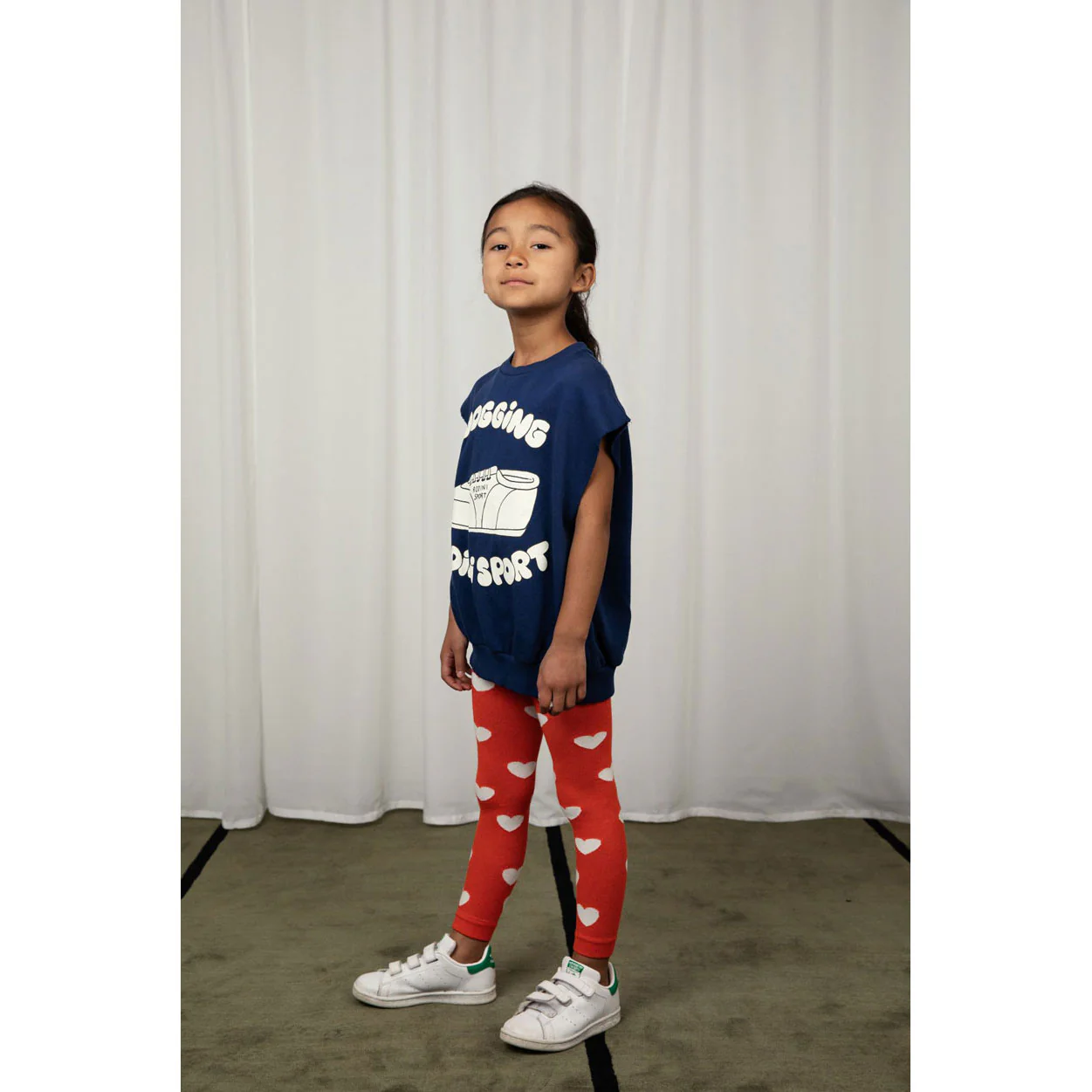 Mini Rodini Blue Jogging Sweat Tank - Image 3