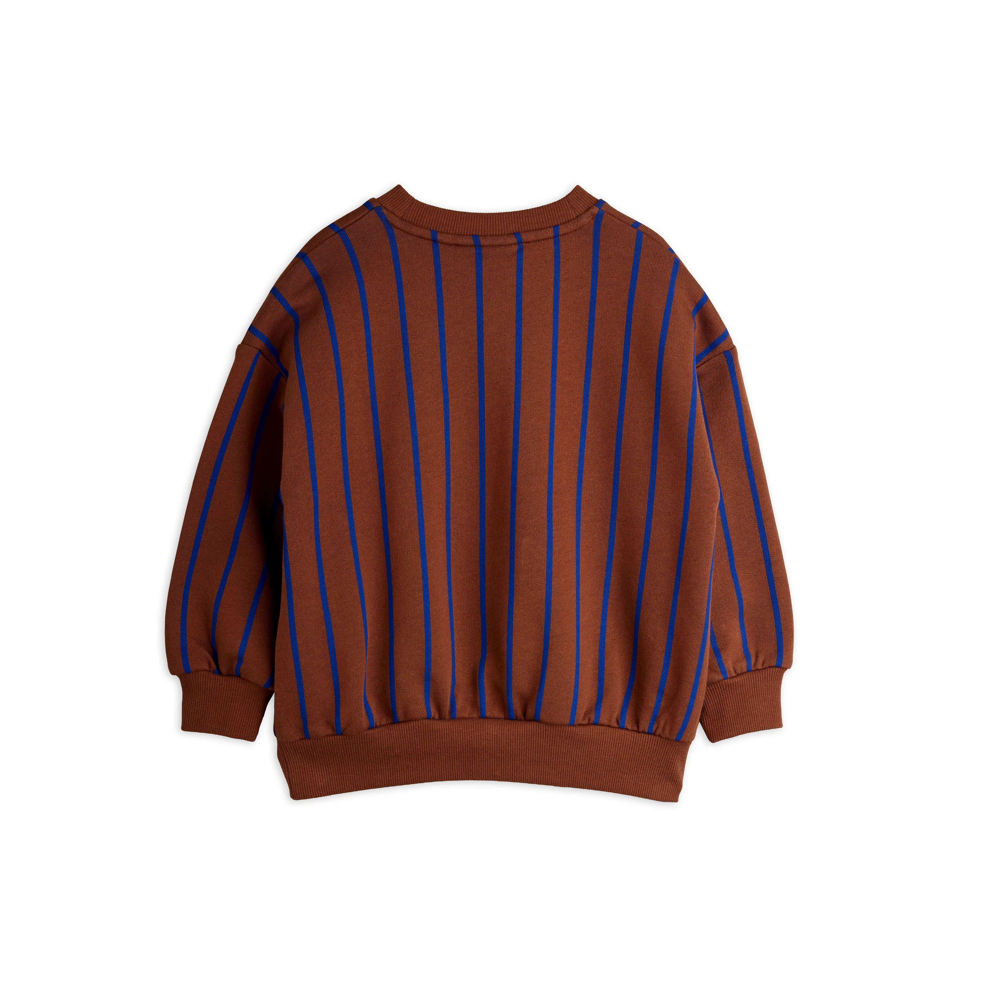 Mini Rodini Brown Vertical Stripe Sweatshirt - Image 2