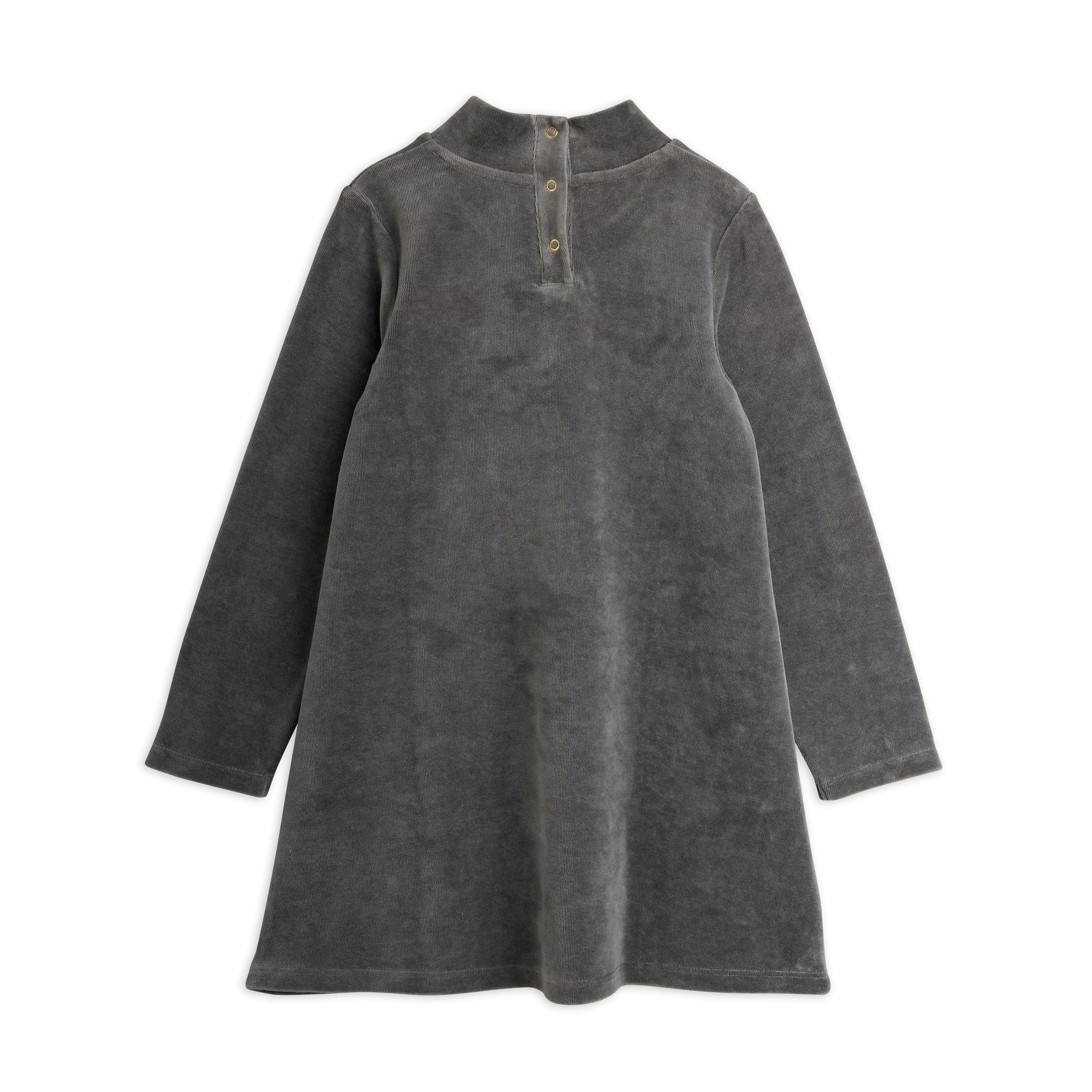 Mini Rodini Clover Emb Velour Dress - Image 2