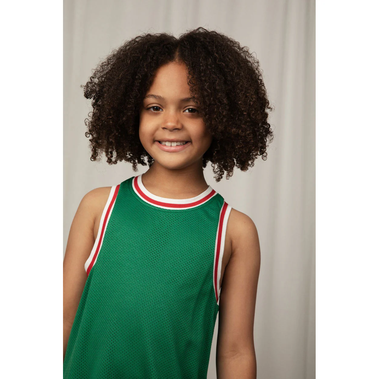 Mini Rodini Green Basket Mesh Tank Dress - Image 4