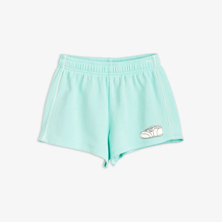 Mini Rodini Green Jogging Sweatshorts