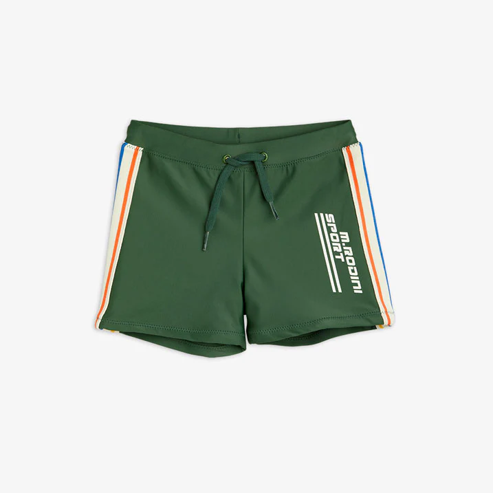 Mini Rodini Green M Rodini Sport Swim Pants