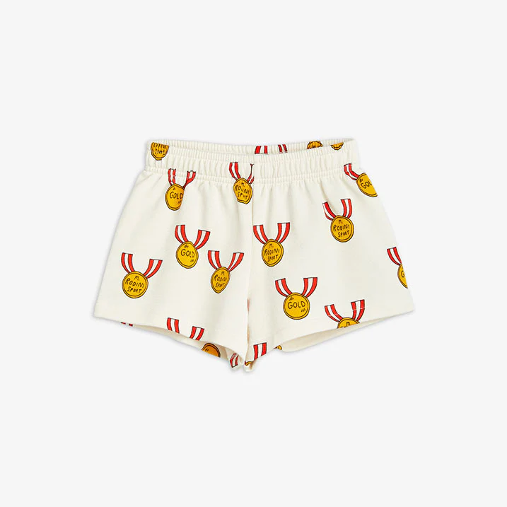 Mini Rodini Grey Medal Aop Sweatshorts