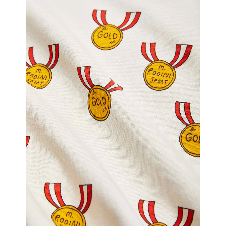 Mini Rodini Grey Medal Aop Sweatshorts - Image 2
