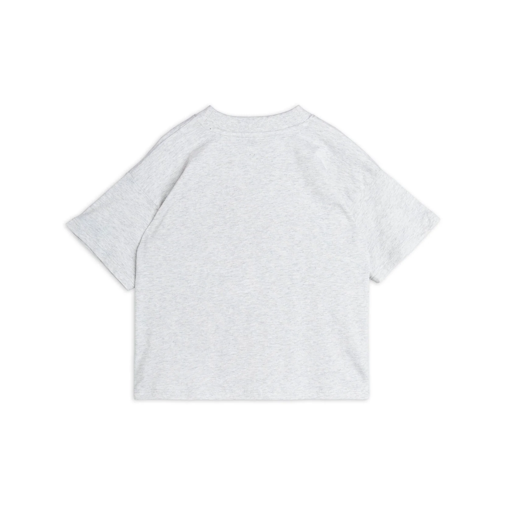 Mini Rodini Grey Melange Flundra Tee - Image 2