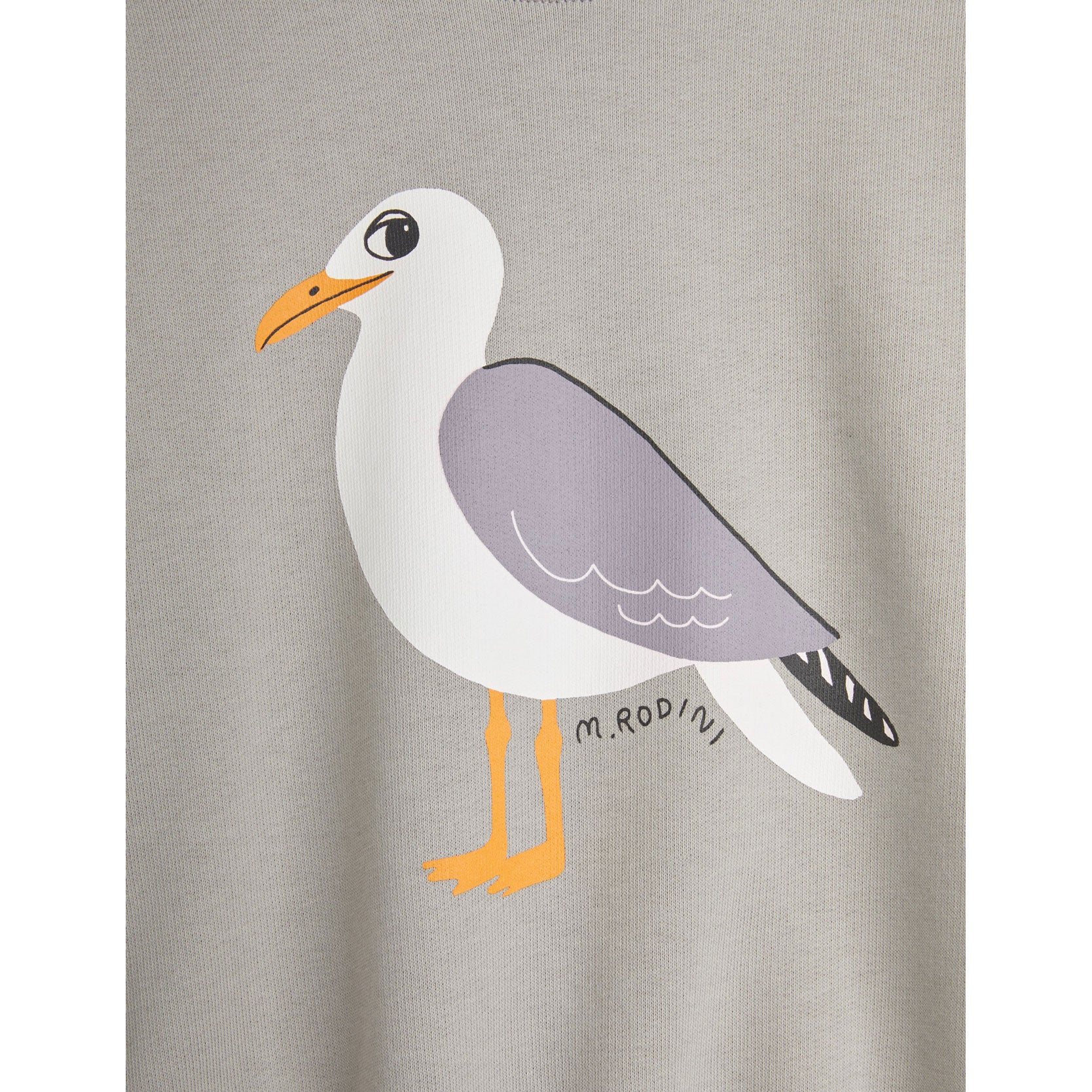 Mini Rodini Grey Seagull Sweatshirt - Image 3
