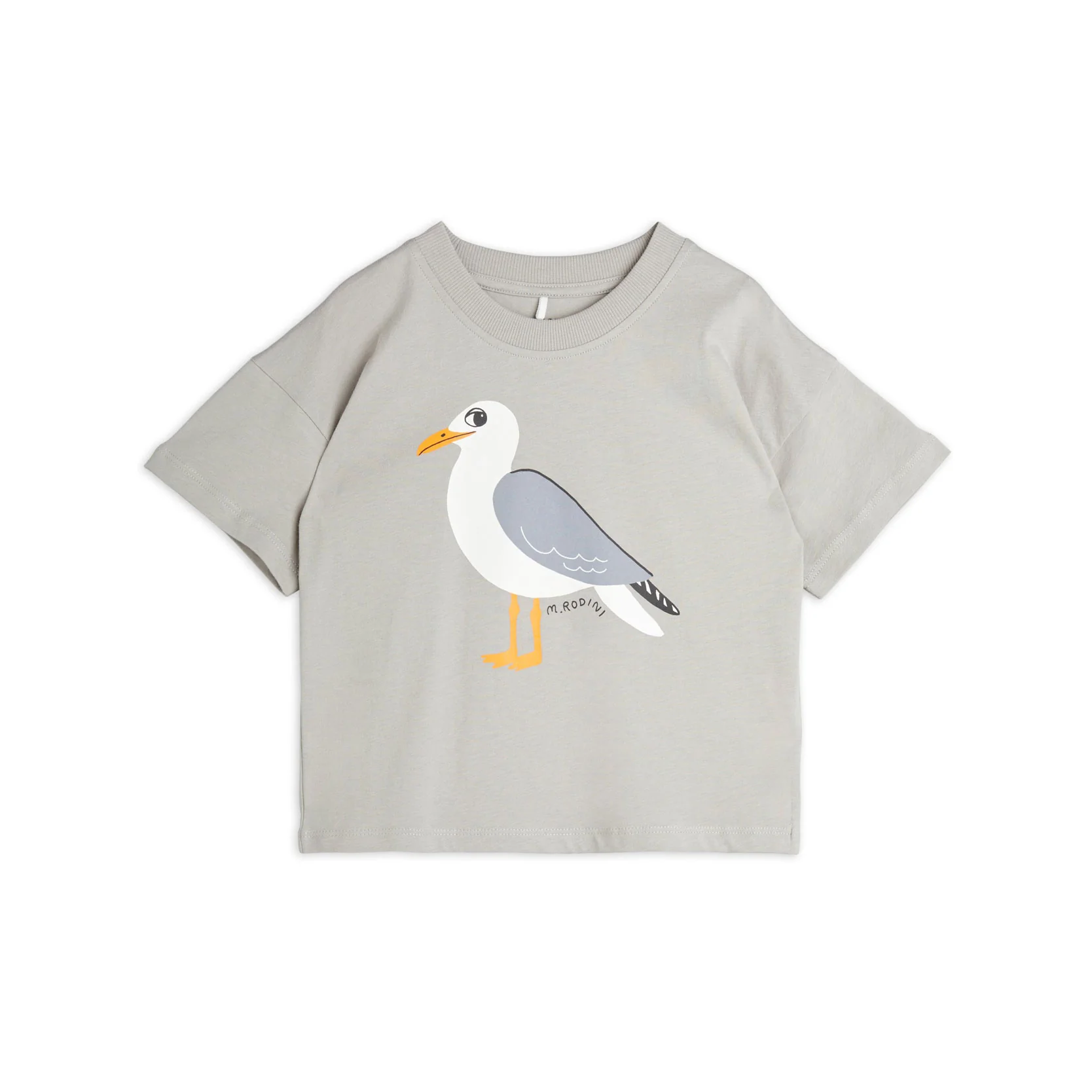 Mini Rodini Grey Seagull Tee