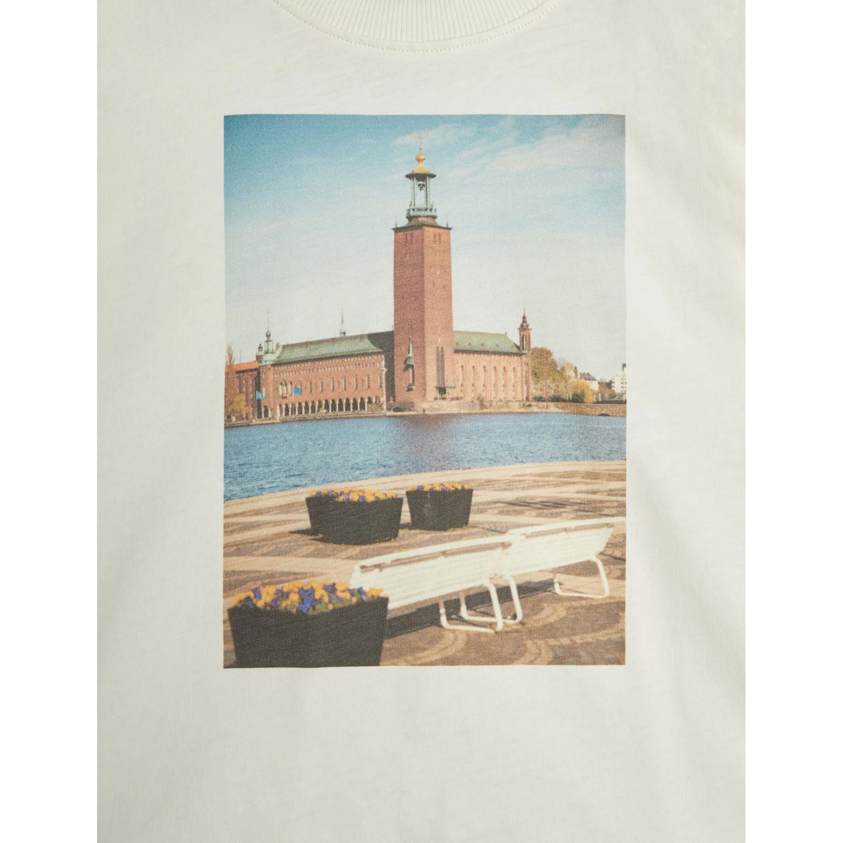 Mini Rodini Off White City Hall Tee - Image 3