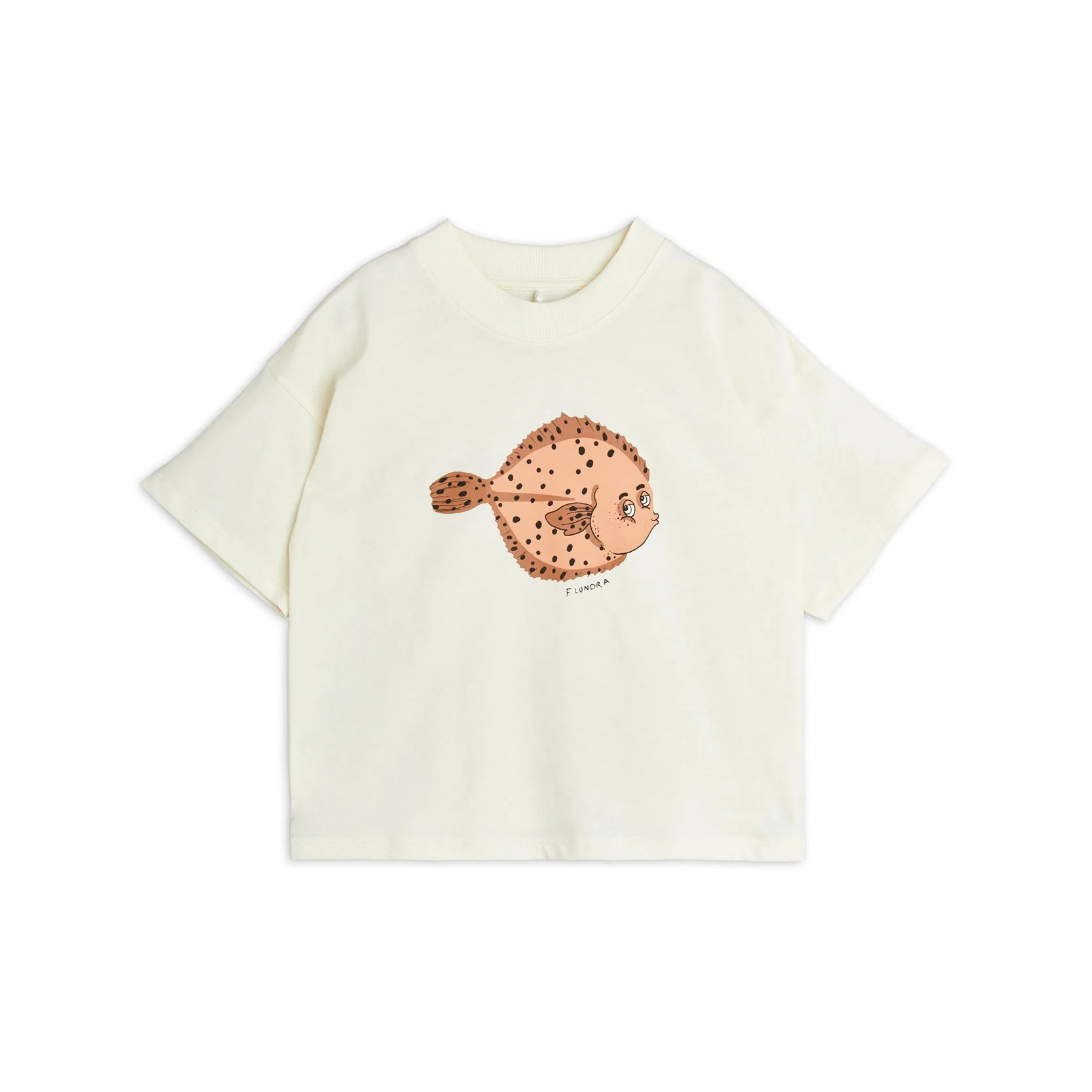Mini Rodini Off White Flundra Tee