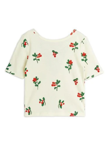 Mini Rodini Off White Lingonberries Ballet Tee