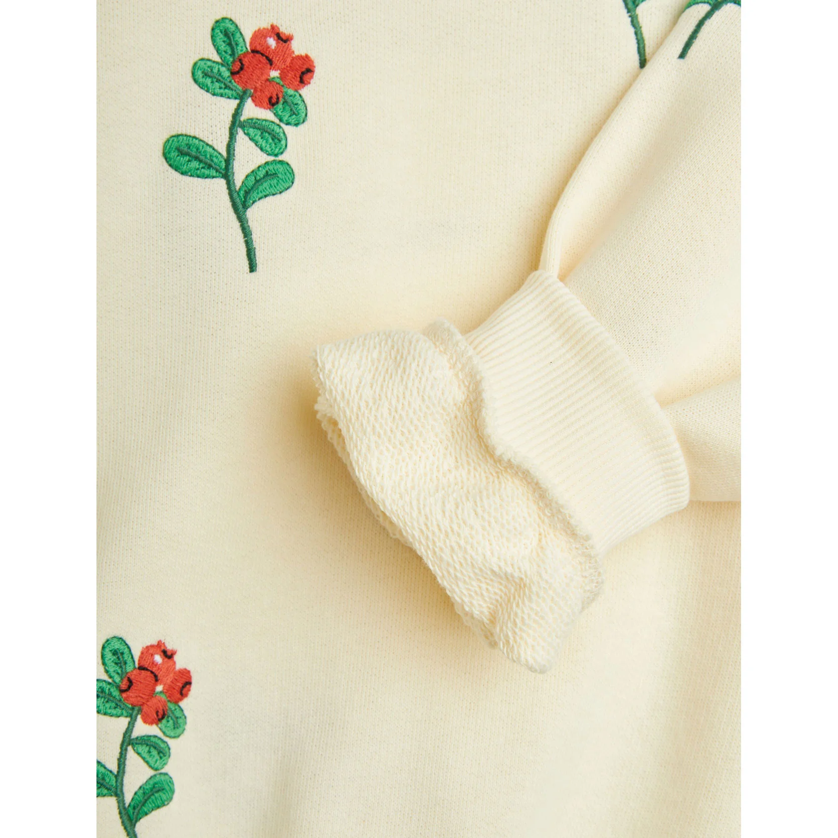Mini Rodini Off White Lingonberries Sweatshirt - Image 3