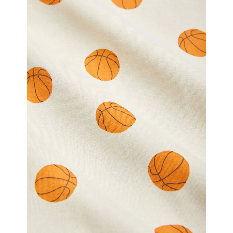 Mini Rodini Offwhite Basketball Aop Tee - Image 3