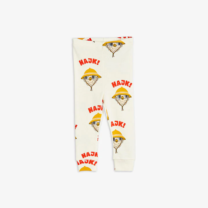 Mini Rodini Offwhite Hike Aop Leggings
