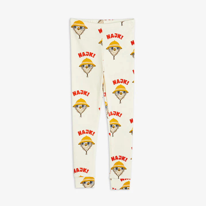Mini Rodini Offwhite Hike Aop Leggings - Image 2