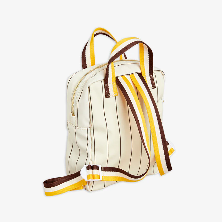 Mini Rodini Offwhite Owl Embroidered Mini Backpack - Image 2