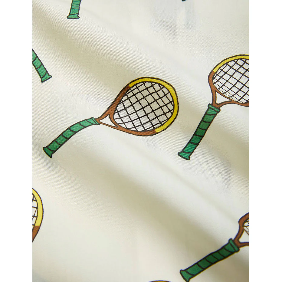 Mini Rodini Offwhite Tennis Aop Woven Dress - Image 3