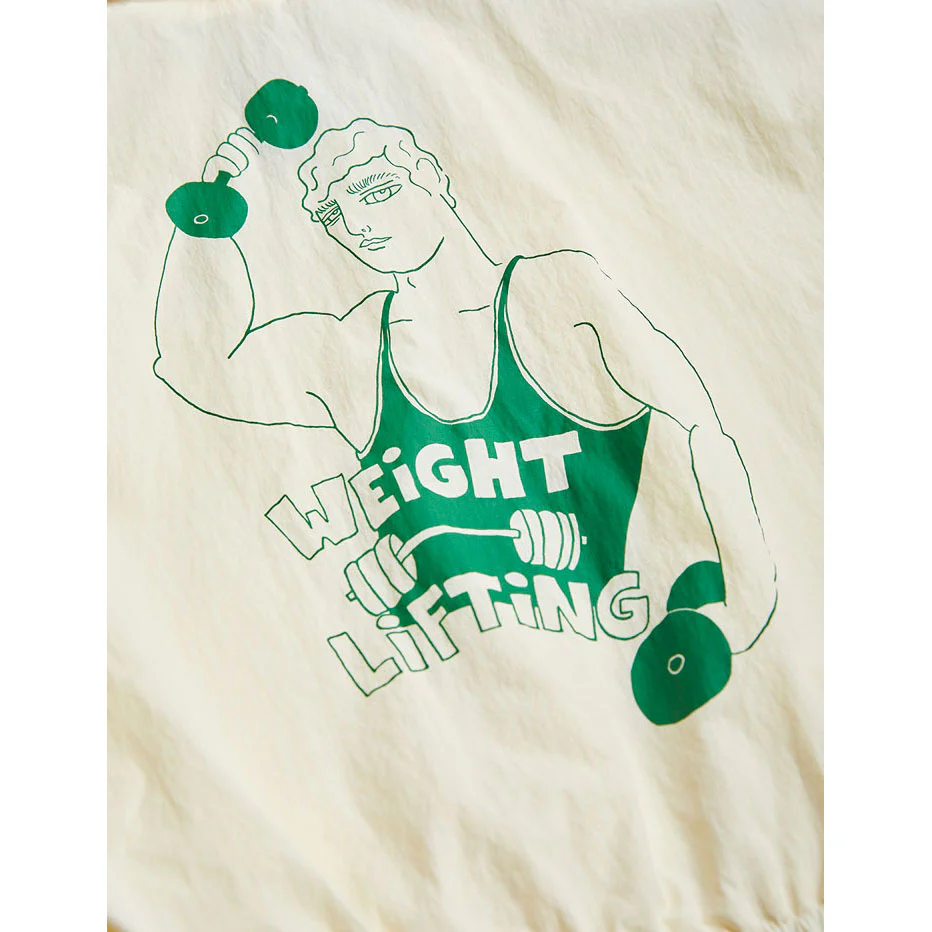 Mini Rodini Offwhite Weight Lifting Jacket - Image 4
