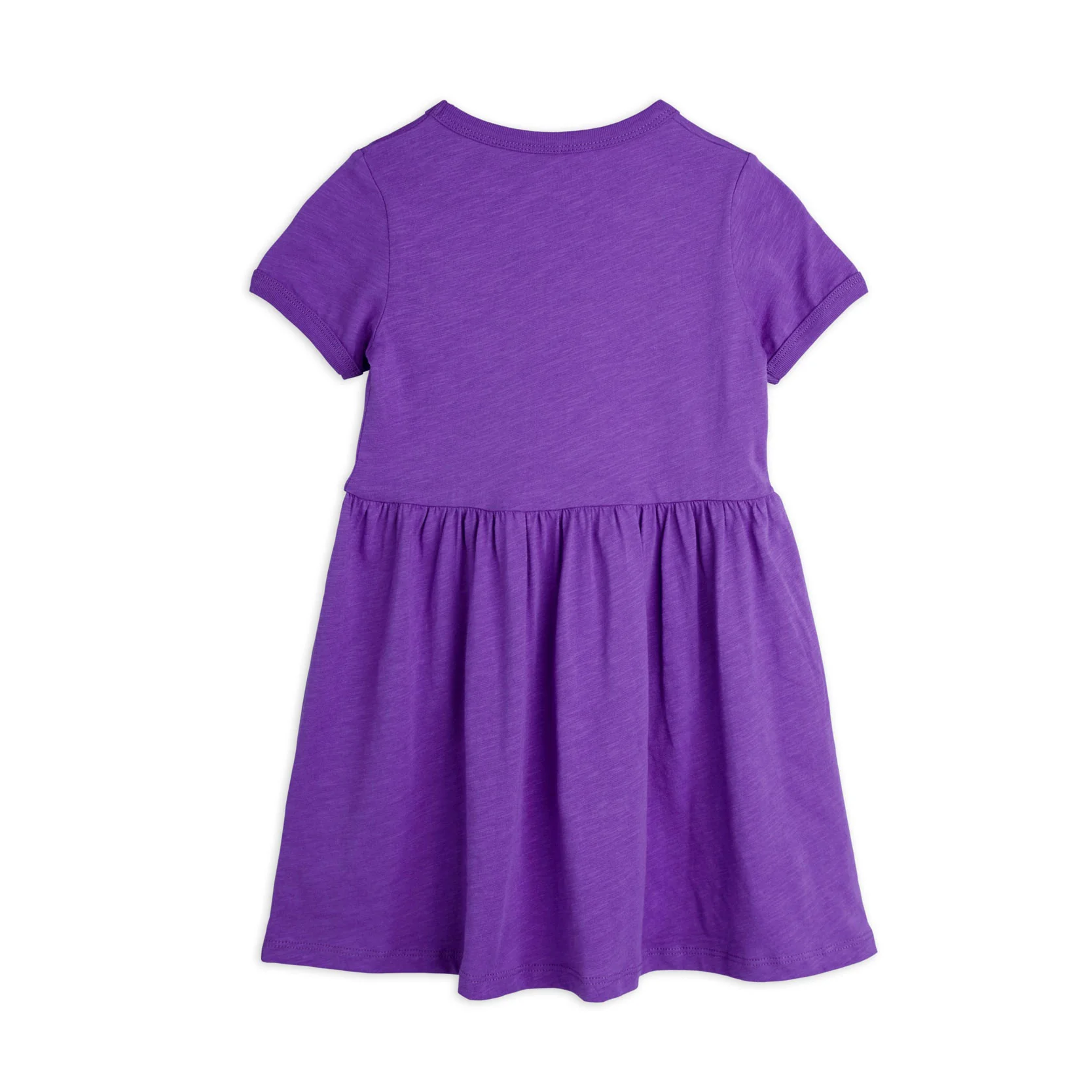Mini Rodini Purple Seagull Embroidered Dress - Image 2