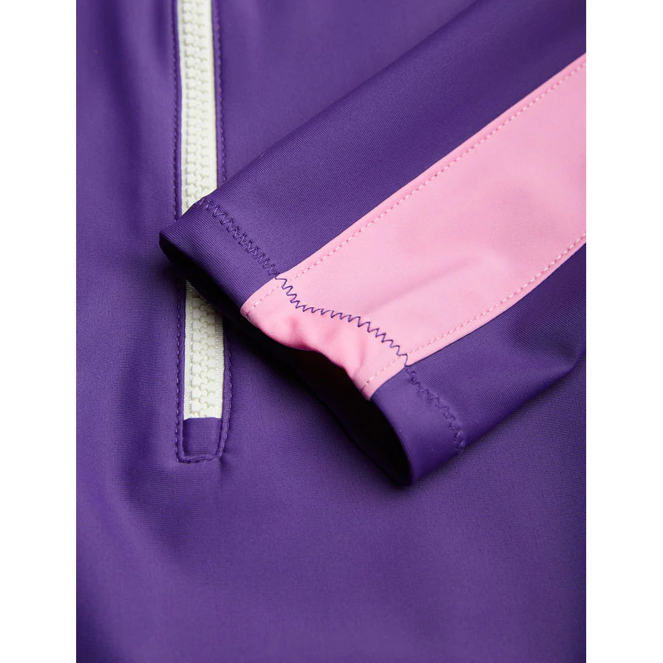 Mini Rodini Purple Stripe Uv Swimsuit - Image 3