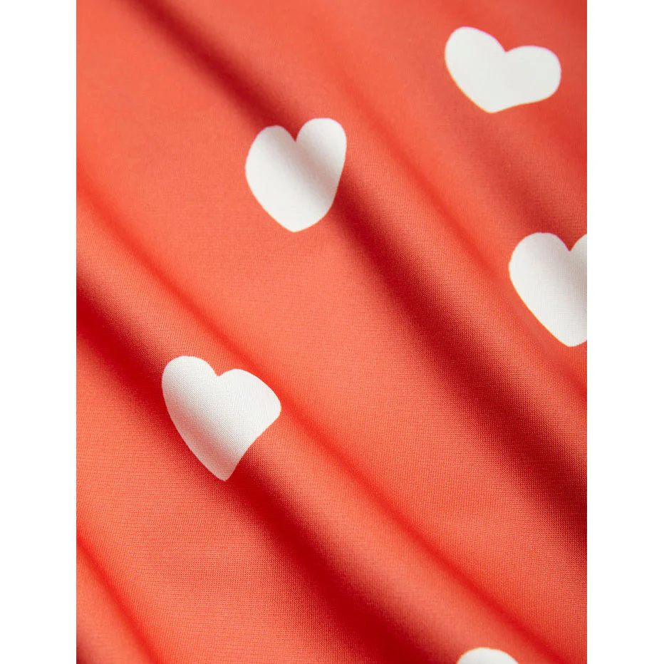 Mini Rodini Red Hearts Hoodie - Image 2