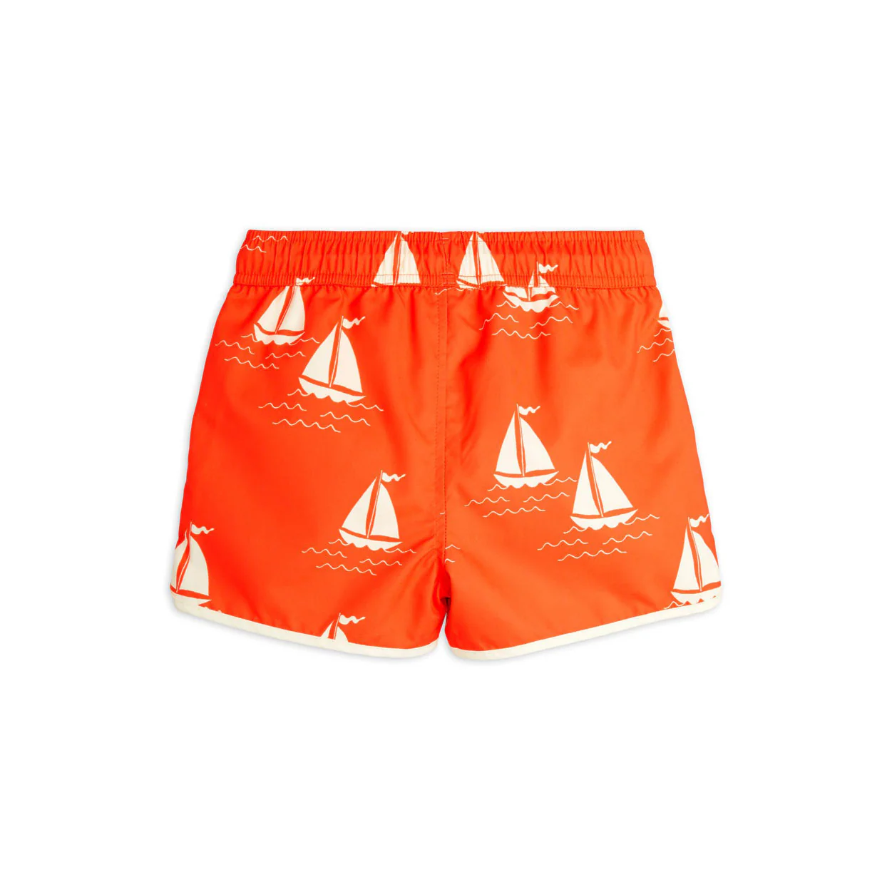 Mini Rodini Red Sailing Boats Swim Shorts - Image 2