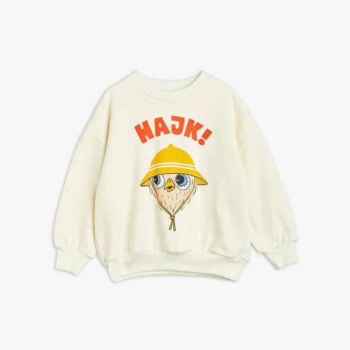 Mini Rodini White Hike Sweatshirt