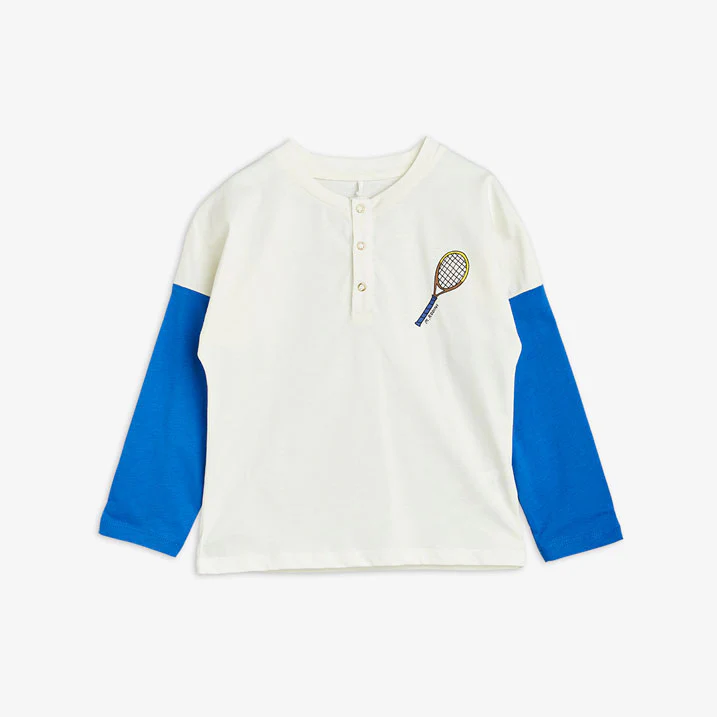 Mini Rodini White Tennis Grandpa Tee