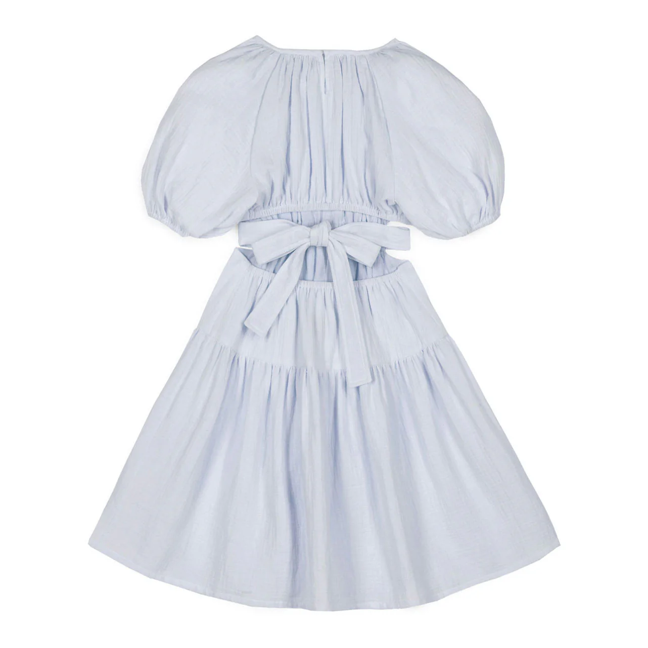 Mipounet Artic Blue Marine Muslin Cut Out Dress - Image 2