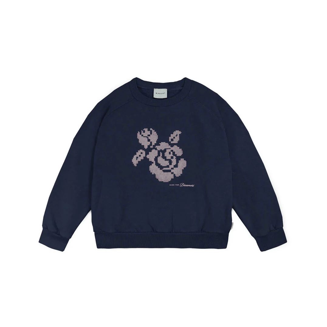 Mipounet  Blue Adela Felpa Sweatshirt