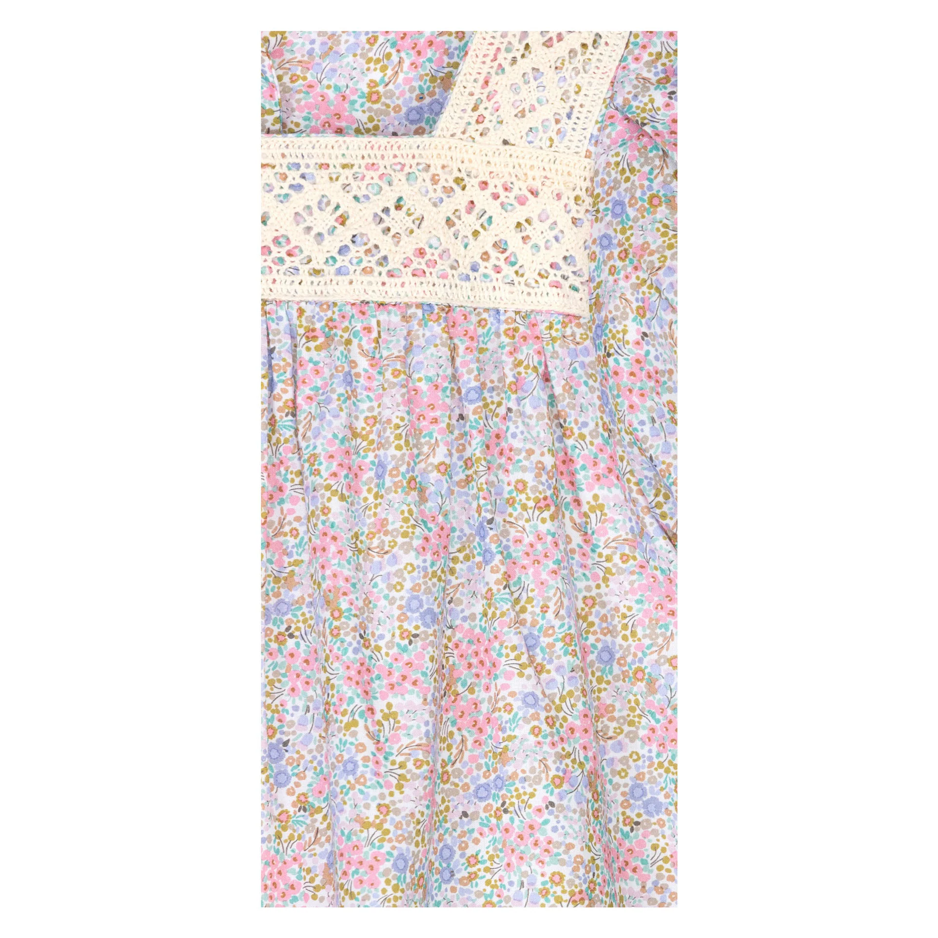 Mipounet Blue Multicolor Mila Lace Dress - Image 2