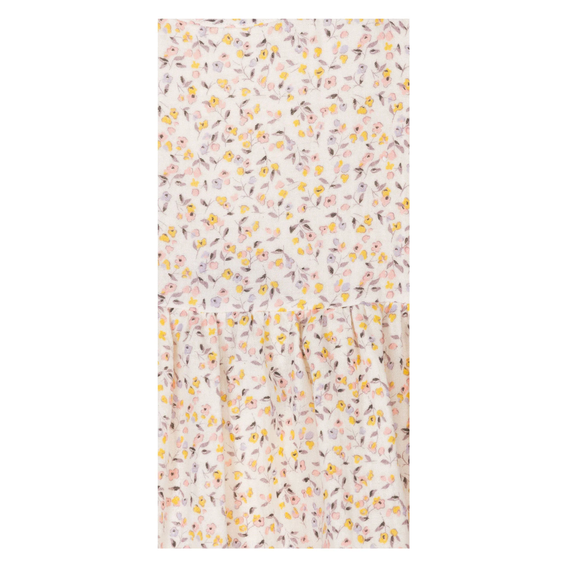Mipounet Cream/Pink Printed Diana Muslin Skirt - Image 2