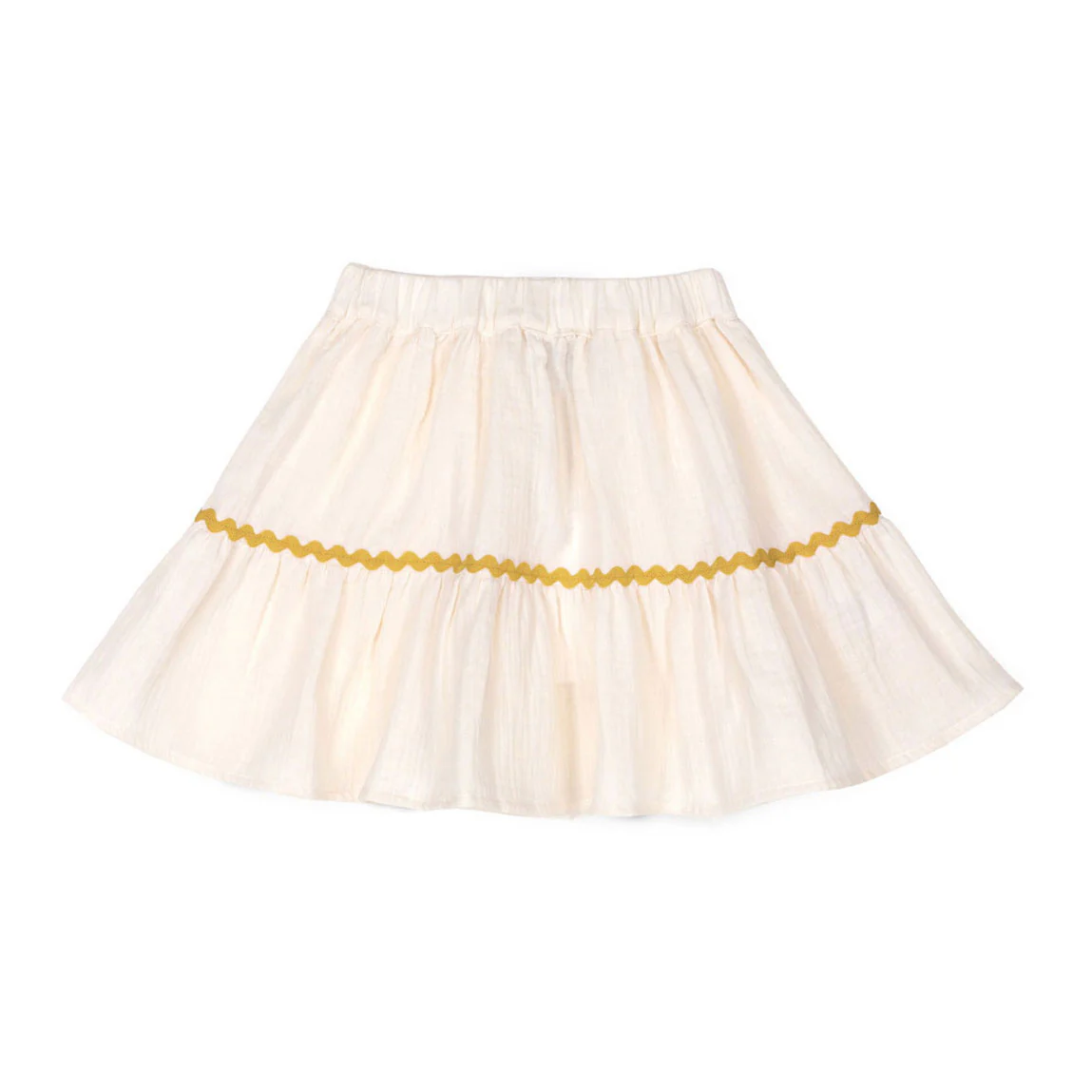Mipounet Ecru/Ochre Althea Muslin Skirt