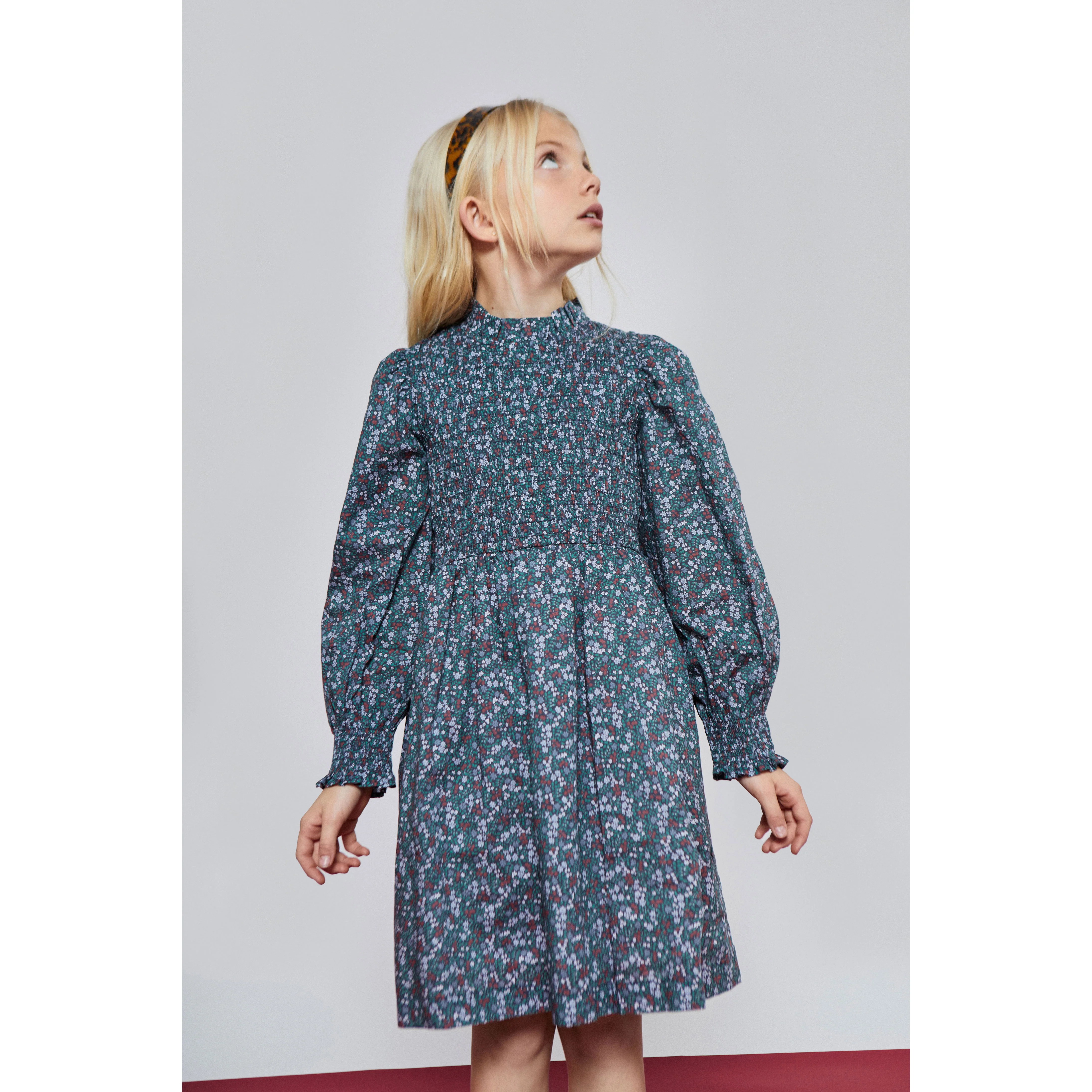 Mipounet  Green Tina Flower Dress - Image 2