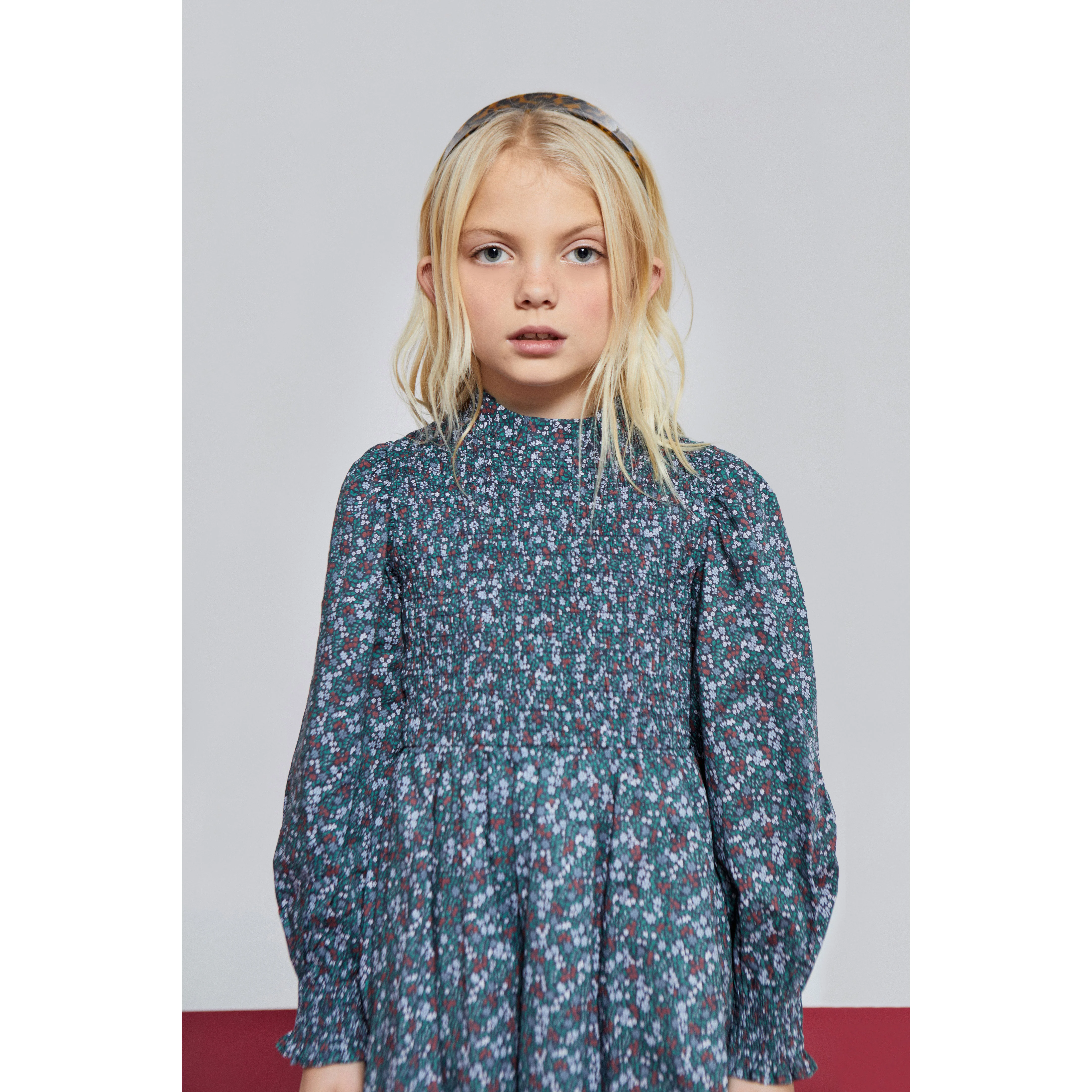 Mipounet  Green Tina Flower Dress - Image 3