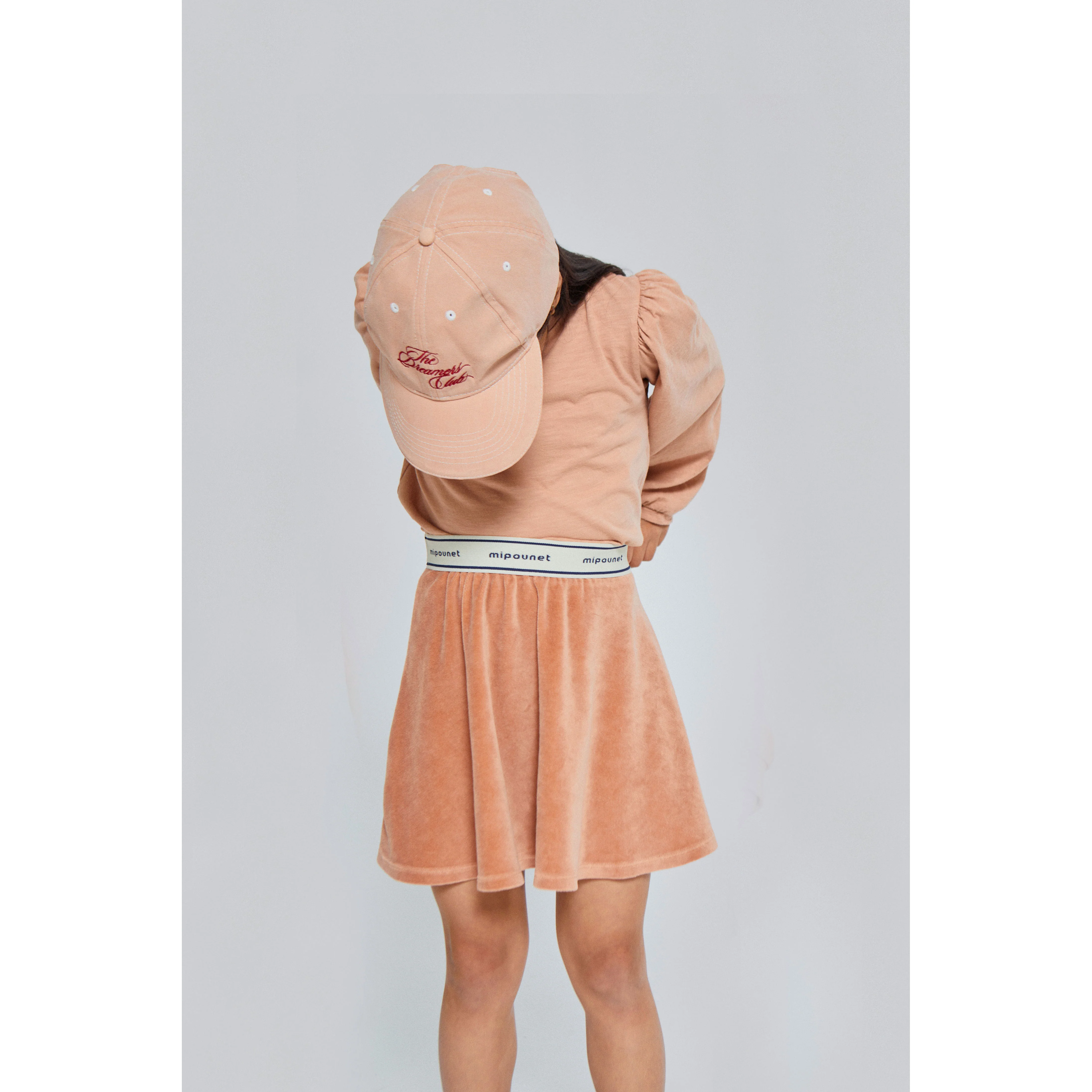 Mipounet  Pink Aurora Velvet Skirt - Image 3