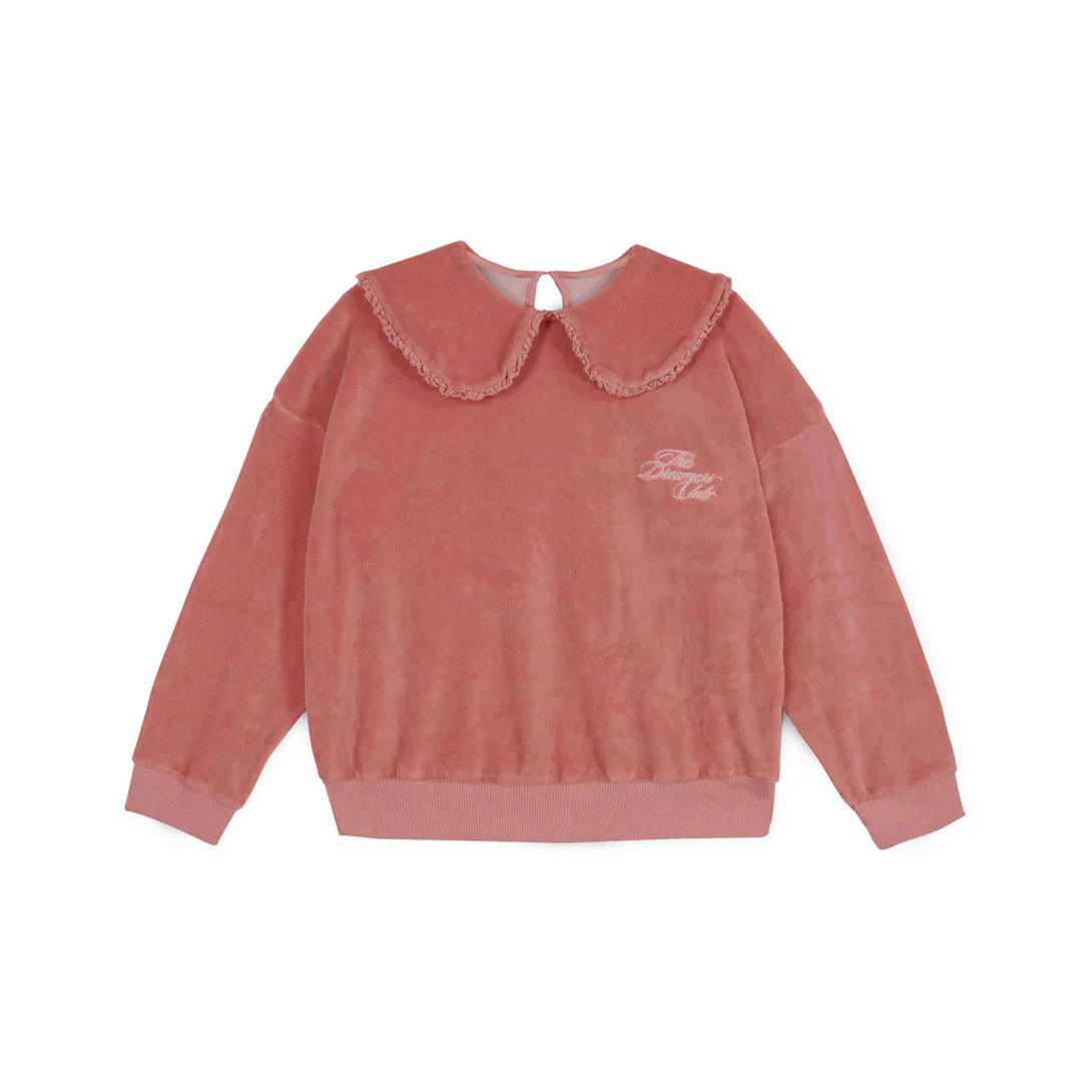 Mipounet Faded Rose Aurora Velvet Sweatshirt