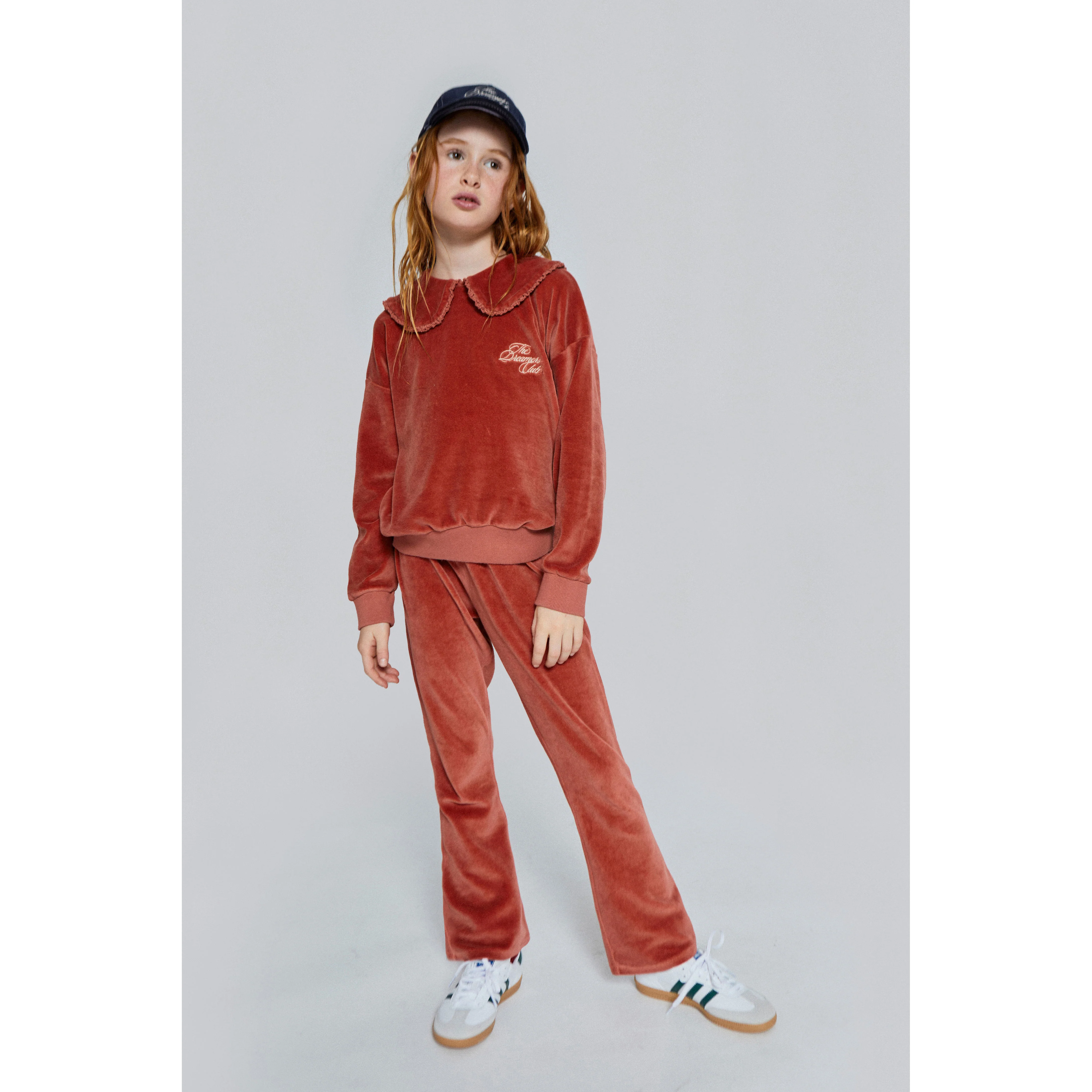 Mipounet Faded Rose Aurora Velvet Sweatshirt - Image 2