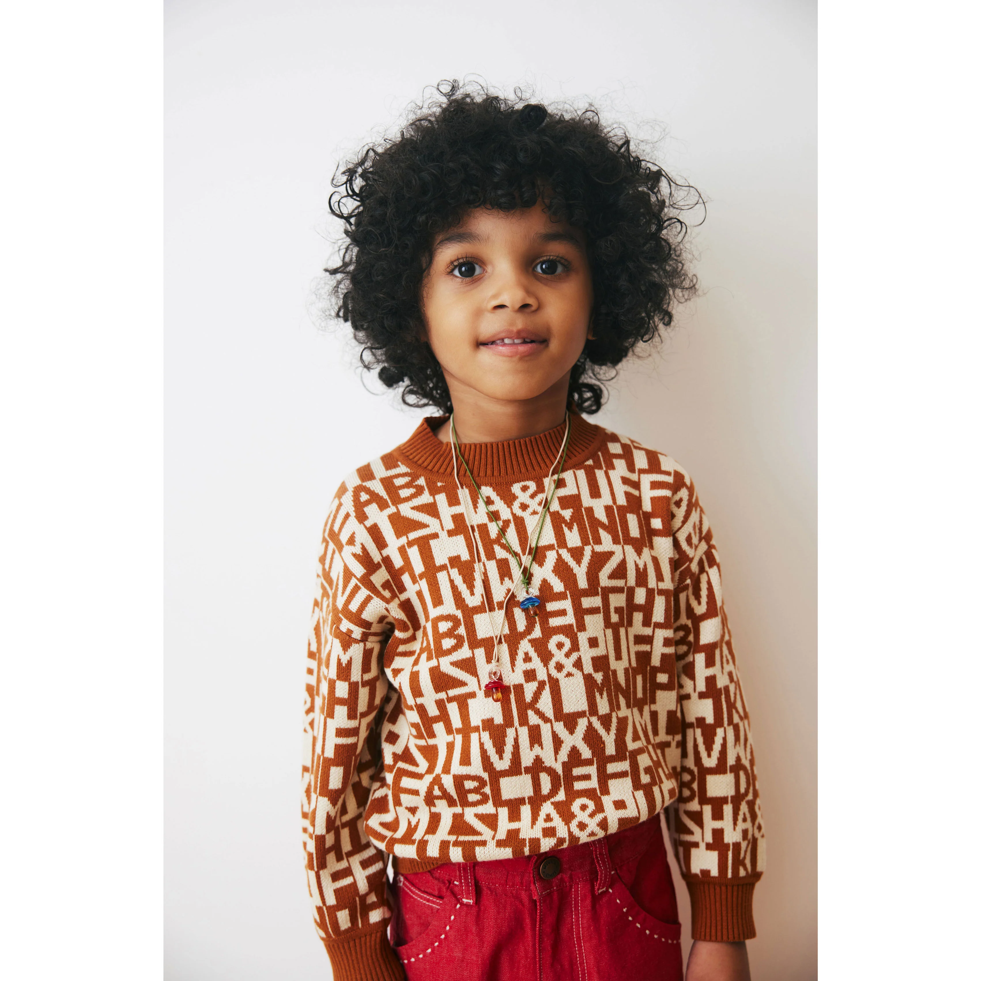 Misha and Puff  Acorn Alphabet Range Sweater - Image 2
