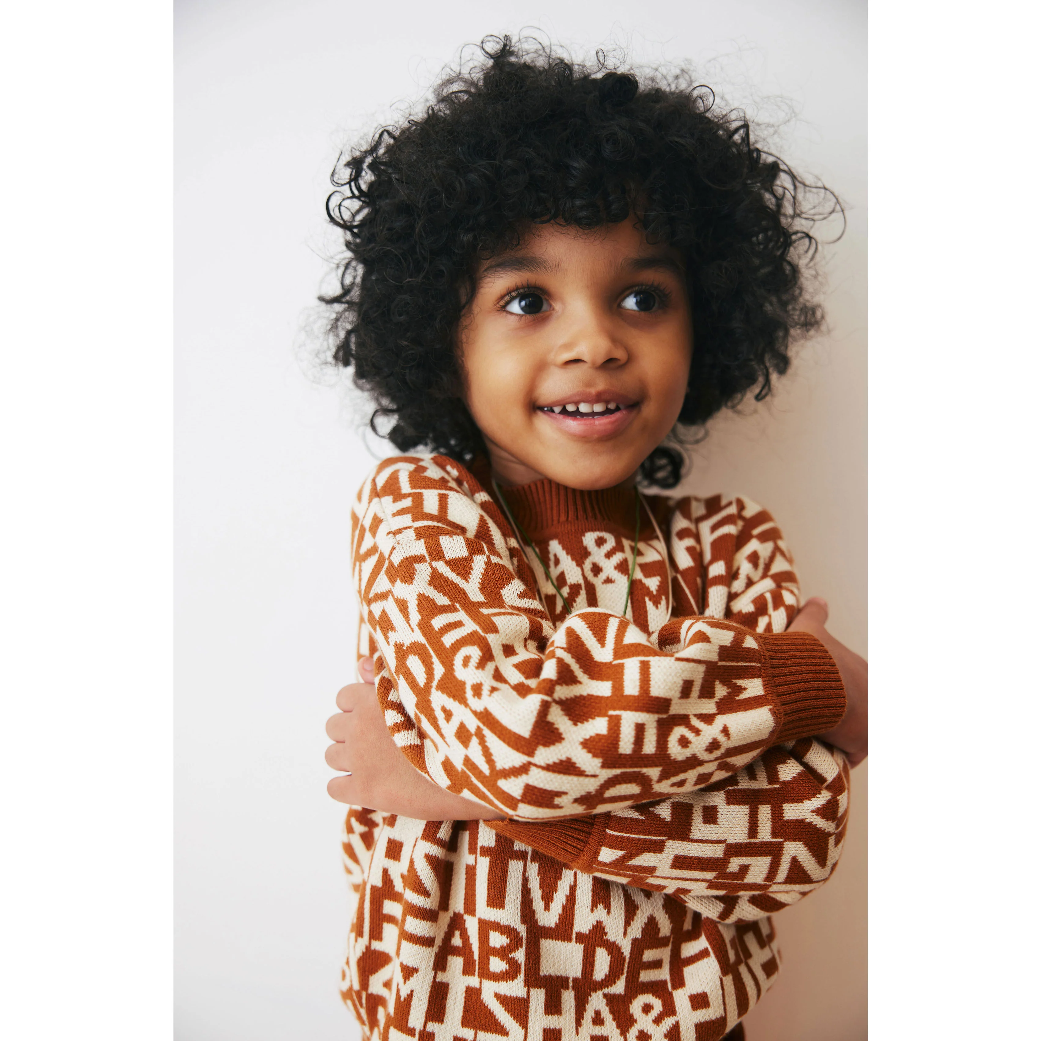 Misha and Puff  Acorn Alphabet Range Sweater - Image 3