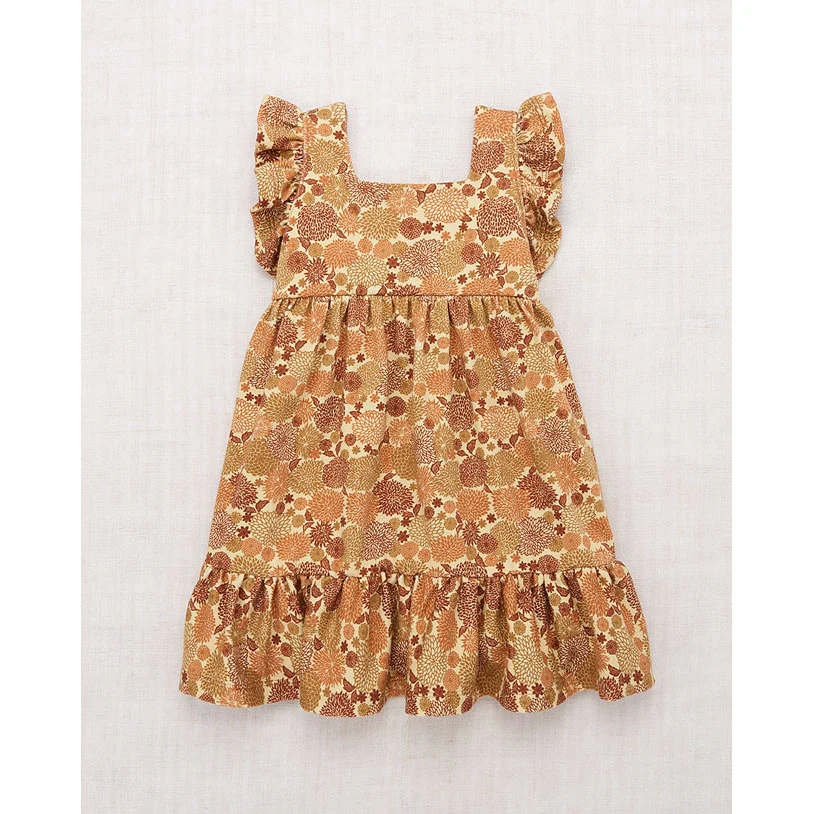Misha and Puff Acorn Chrysanthemum Ruffle Sleeve Dress