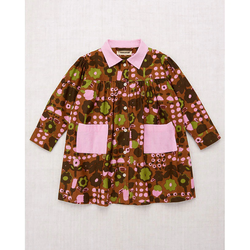 Misha and Puff  Acorn Playground Corduroy Smock Dress