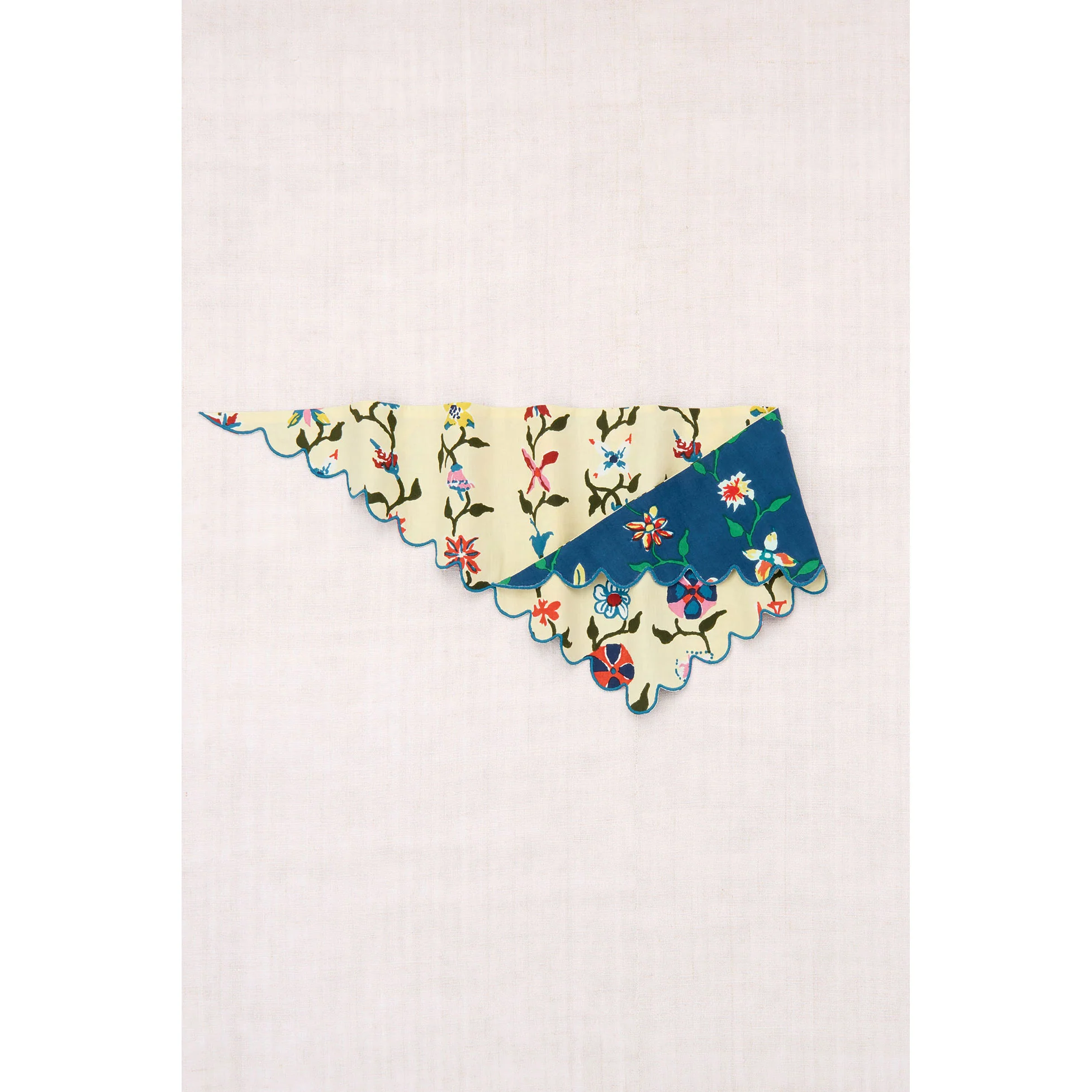 Misha and Puff Alabaster Botanica Scallop Scarf - Image 2
