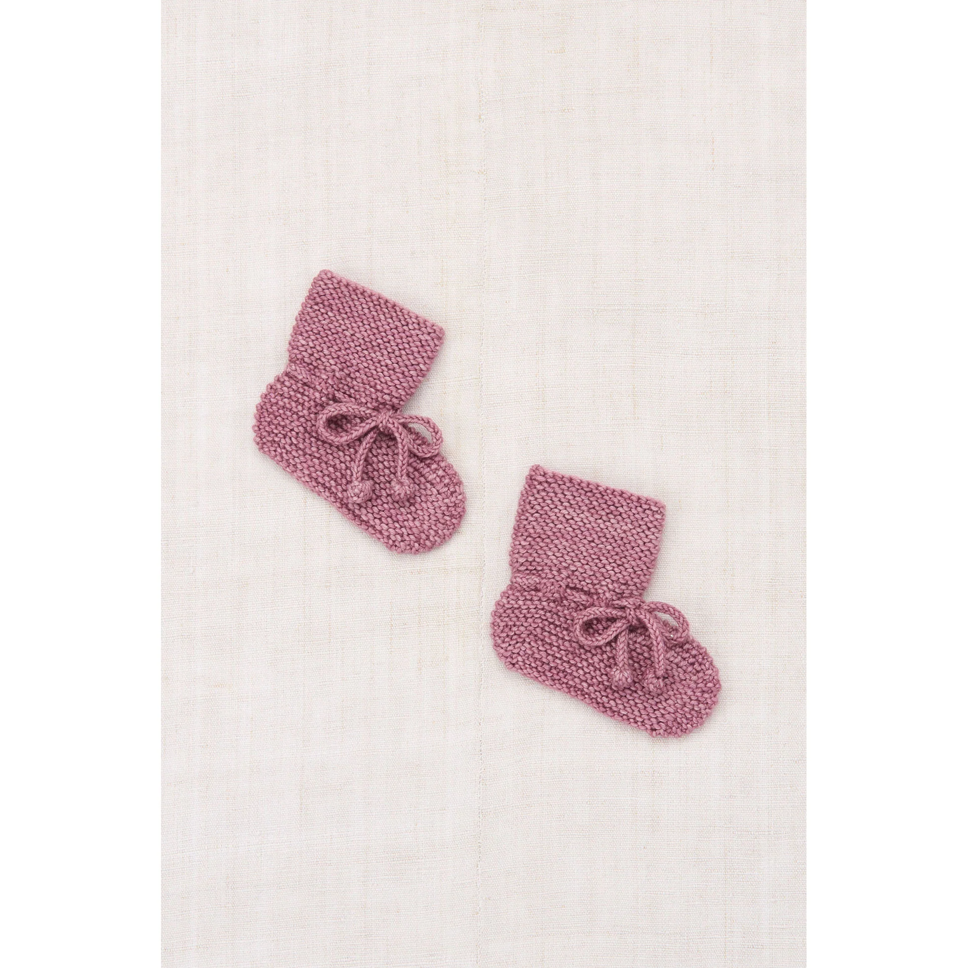 Misha and Puff Antique Rose Baby Classic Booties