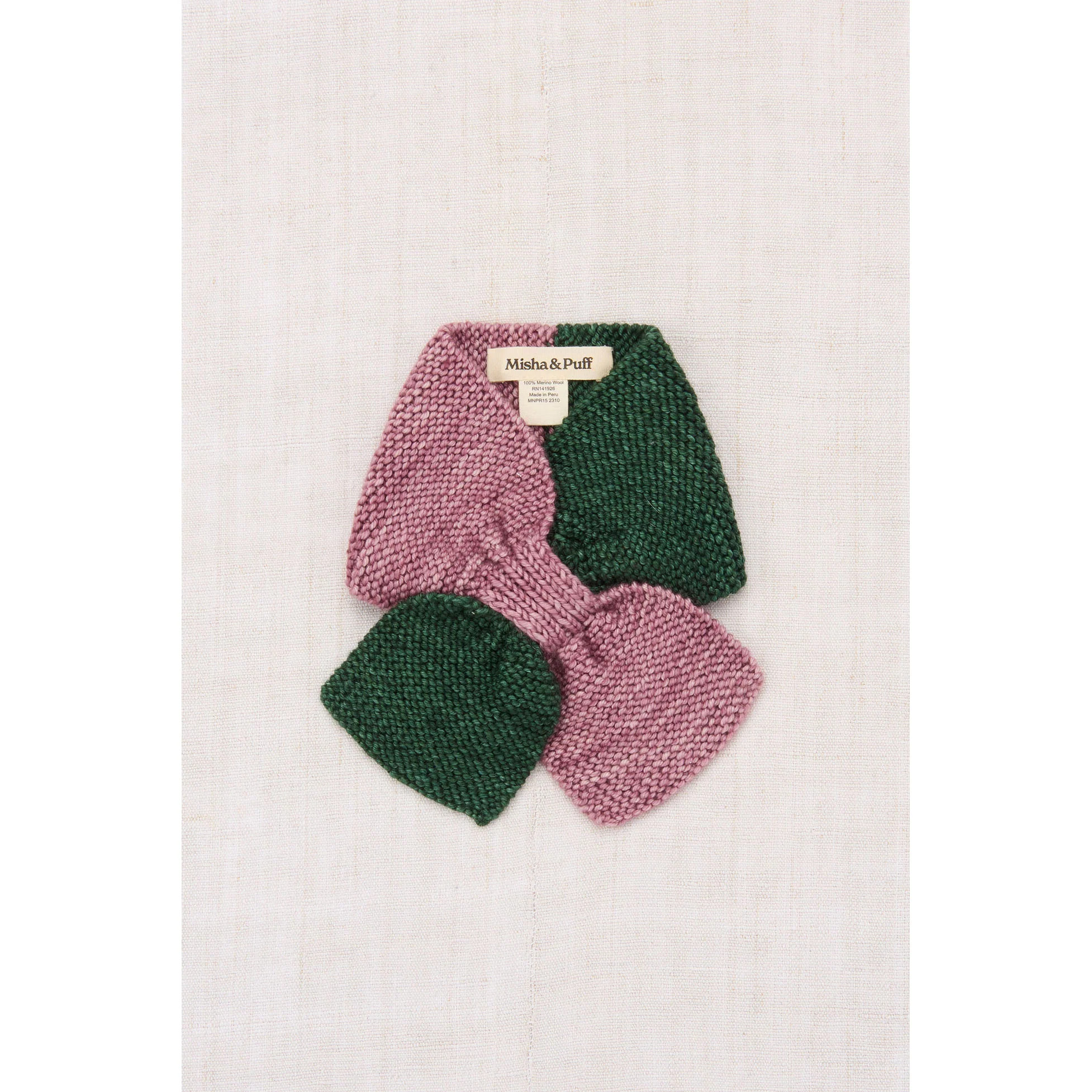 Misha and Puff  Antique Rose Toboggan Scarf