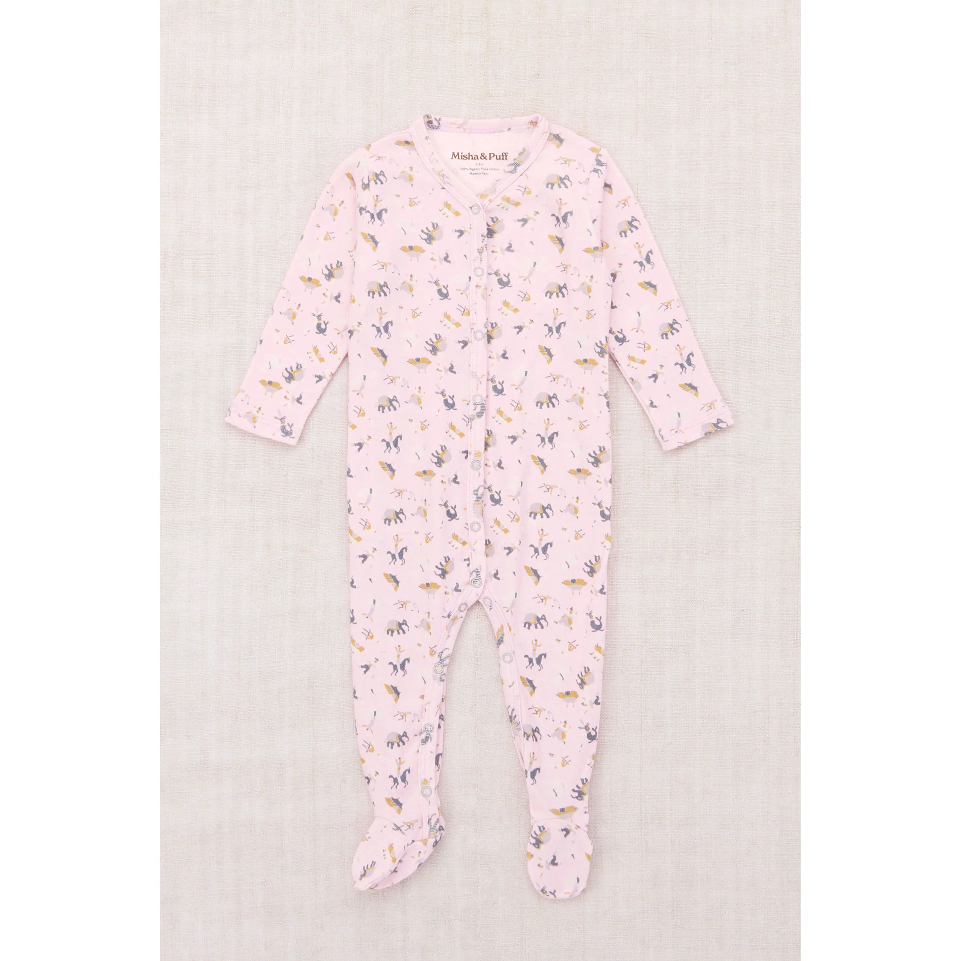 Misha and Puff Aura Circus Baby Footed One-Piece
