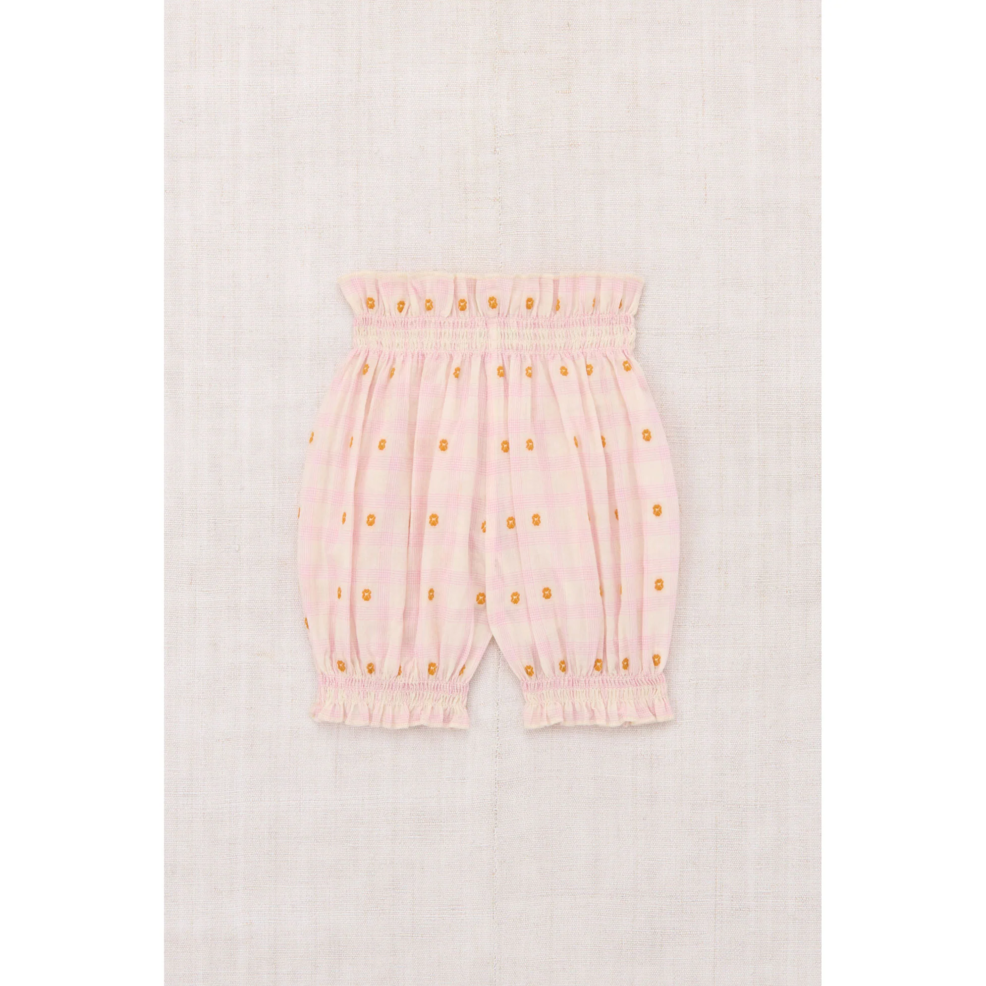 Misha and Puff Azalea Blossom Plaid Baby Bloomer