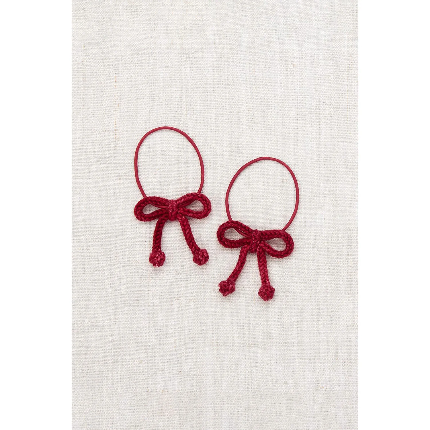 Misha and Puff Berry Popcorn Bow Elastic Set