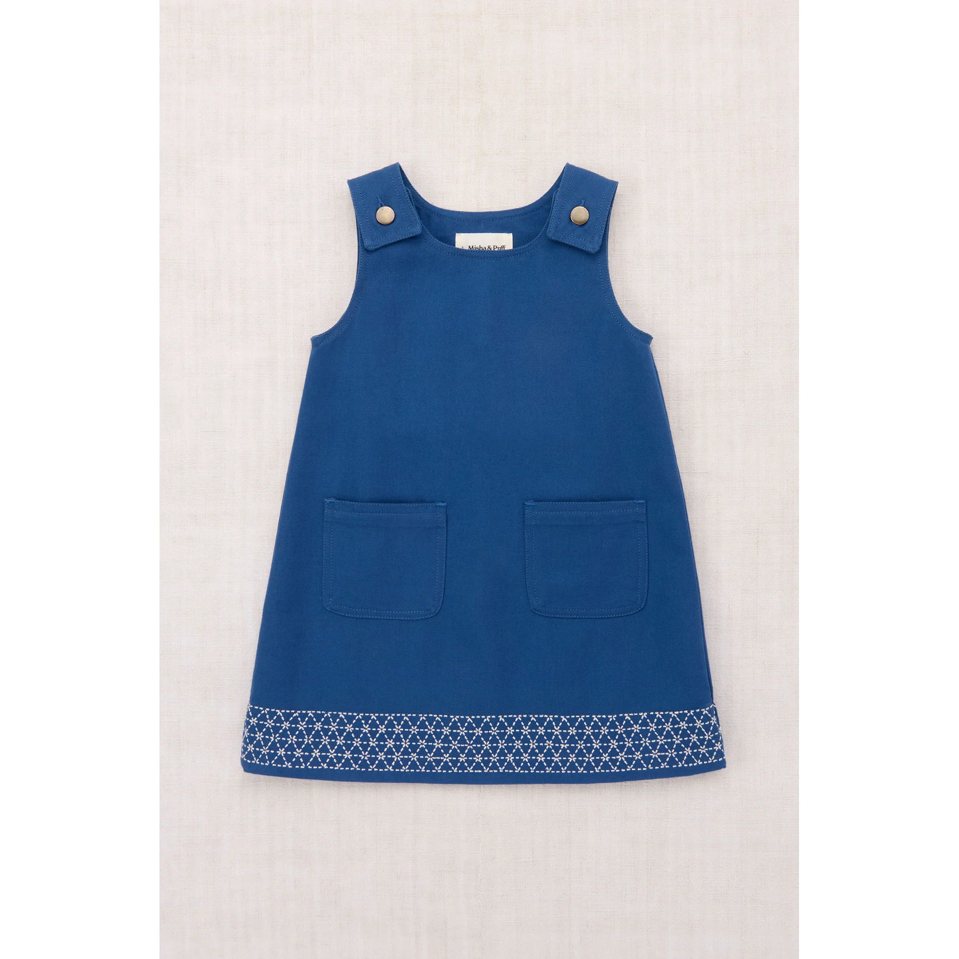 Misha and Puff Blue Ribbon Little Paths Nell Dress